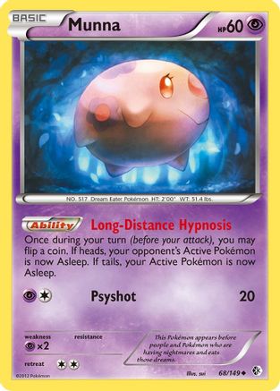 Munna 068 - Reverse Holofoil Boundaries Crossed - Uncommon