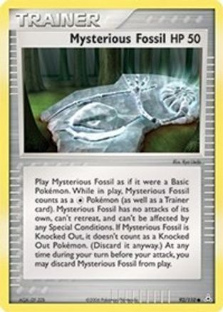 Mysterious Fossil 092 - Reverse Holofoil Holon Phantoms - Common