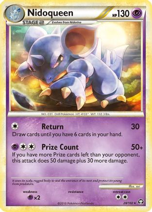 Nidoqueen 028 Triumphant - Rare