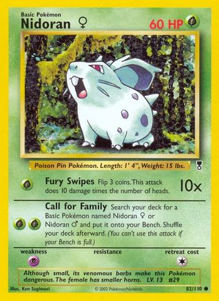 Nidoran F 082 Legendary Collection - Common