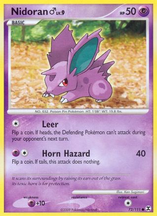 Nidoran M 072 Rising Rivals - Common