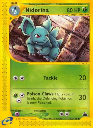 Nidorina 083 Skyridge - Common