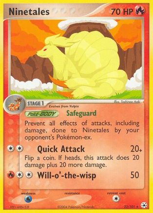 Ninetales 022 Hidden Legends - Rare