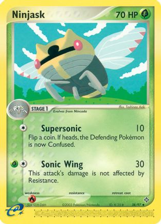 Ninjask 038/97 Dragon - Uncommon