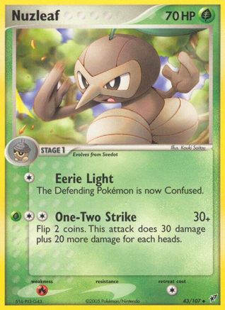 Nuzleaf 043 Deoxys - Uncommon