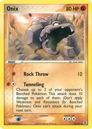 Onix 042 FireRed & LeafGreen - Uncommon