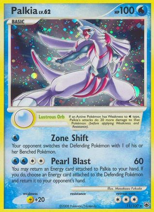 Palkia 011 - Reverse Holofoil Majestic Dawn - Holo Rare
