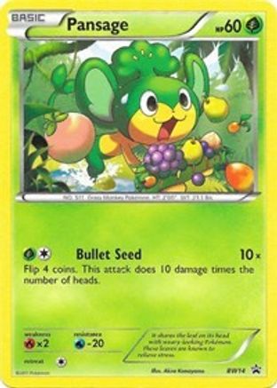 Pansage BW14 Black and White Promos - Promo