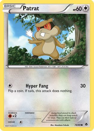 Patrat 078 - Reverse Holofoil Emerging Powers - Common