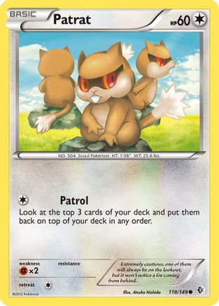 Patrat 118 - Reverse Holofoil Boundaries Crossed - Common