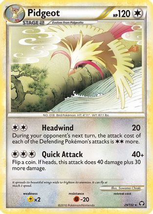 Pidgeot 029 Triumphant - Rare