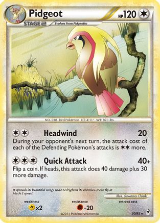 Pidgeot 030 Call of Legends - Rare