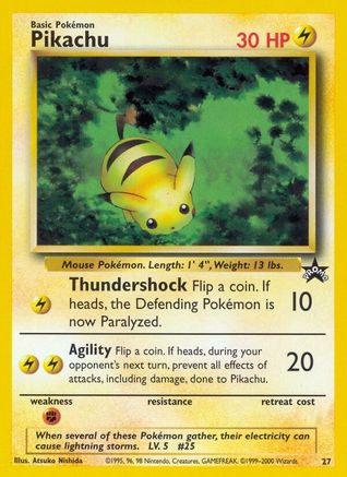 Pikachu (27) (27) 027/53 WoTC Promo - Promo