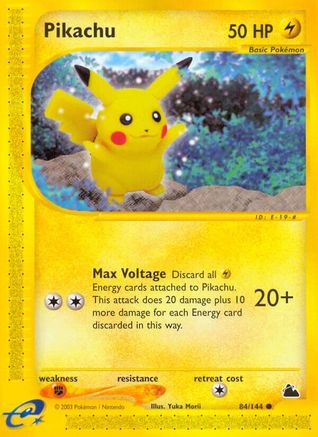 Pikachu 084 Skyridge - Common