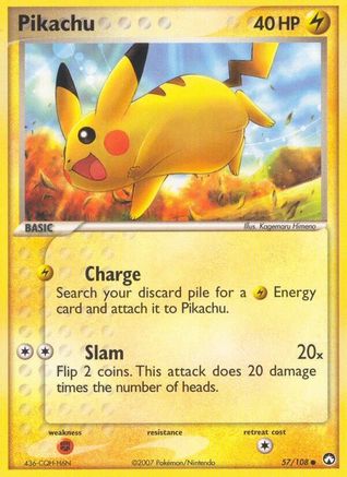 Pikachu 057/108 Power Keepers - Common