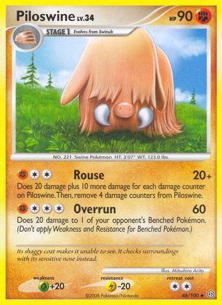 Piloswine 046 Stormfront - Uncommon