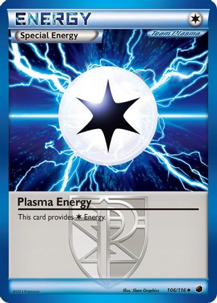 Plasma Energy (Team Plasma) 106 Plasma Freeze - Uncommon