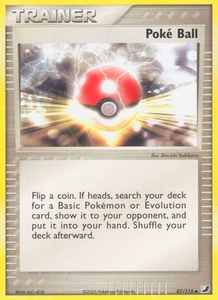 Poke Ball 087 - Reverse Holofoil Unseen Forces - Uncommon