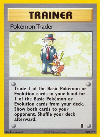 Pokemon Trader 103/110 - Reverse Holofoil Legendary Collection - Rare