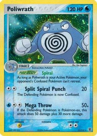 Poliwrath 011 FireRed & LeafGreen - Holo Rare