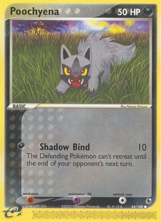 Poochyena 065/109 - Reverse Holofoil Ruby and Sapphire - Common
