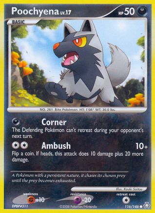 Poochyena 116 Legends Awakened - Common