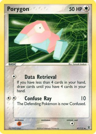 Porygon 047 - Reverse Holofoil FireRed & LeafGreen - Uncommon