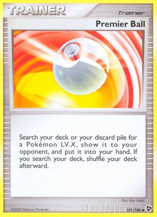 Premier Ball 101/106 - Reverse Holofoil Great Encounters - Uncommon
