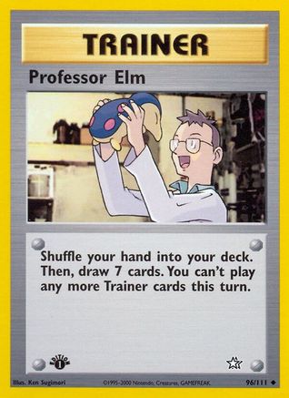 Professor Elm 096/111 - 1st Edition Neo Genesis - Uncommon