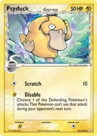 Psyduck (Delta Species) 081/110 - Reverse Holofoil Holon Phantoms - Common