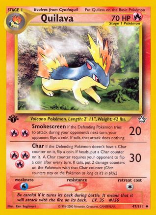 Quilava (47) (47) 047/111 - 1st Edition Neo Genesis - Uncommon