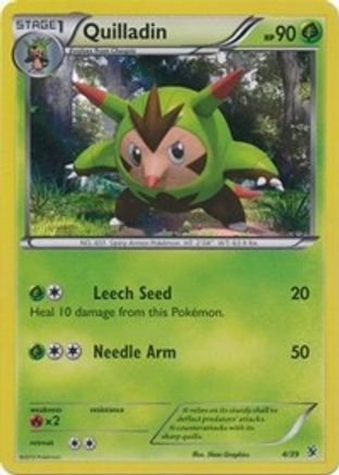 Quilladin 004/39 - Holofoil Kalos Starter Set - Common