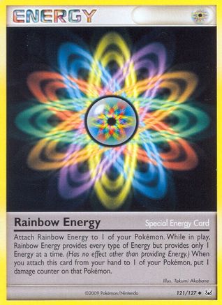 Rainbow Energy 121 - Reverse Holofoil Platinum - Uncommon