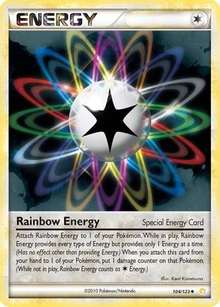 Rainbow Energy 104/123 - Reverse Holofoil HeartGold SoulSilver - Uncommon