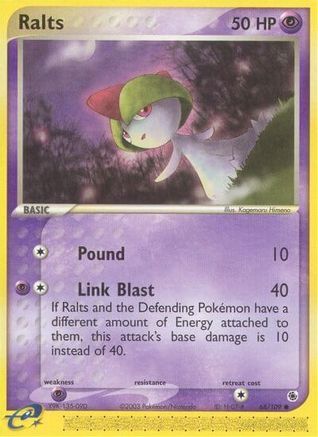 Ralts 068/109 - Reverse Holofoil Ruby and Sapphire - Common