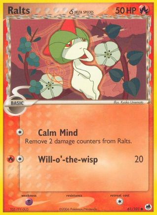 Ralts (Delta Species) 061/101 Dragon Frontiers - Common