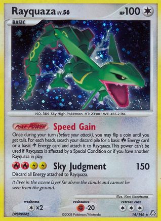 Rayquaza 014 - Holofoil Legends Awakened - Holo Rare
