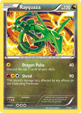 Rayquaza 011/20 - Holofoil Dragon Vault - Holo Rare