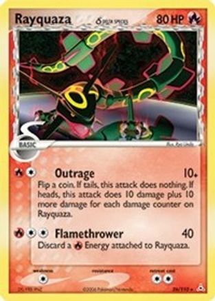 Rayquaza (Delta Species) 026/110 Holon Phantoms - Rare