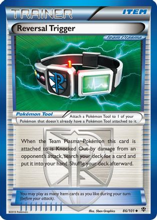 Reversal Trigger (Team Plasma) 086/101 - Reverse Holofoil Plasma Blast - Uncommon