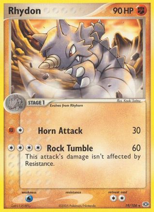Rhydon 019 Emerald - Rare