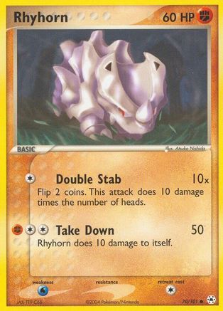Rhyhorn 070 Hidden Legends - Common