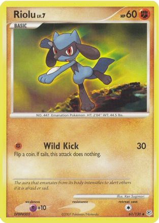 Riolu 061/130 Diamond and Pearl - Uncommon