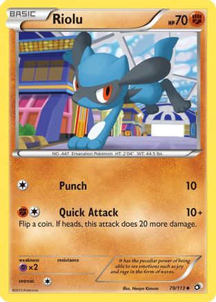Riolu 079 Legendary Treasures - Uncommon