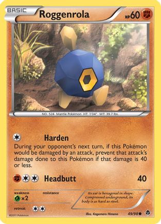 Roggenrola (49) (49) 049 Emerging Powers - Common