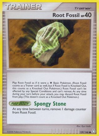 Root Fossil 139 - Reverse Holofoil Legends Awakened - Common