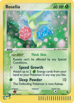 Roselia 009/97 - Holofoil Dragon - Holo Rare