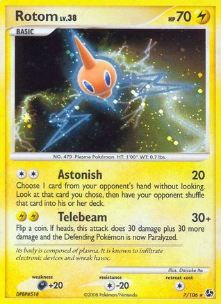 Rotom 007 - Holofoil Great Encounters - Holo Rare