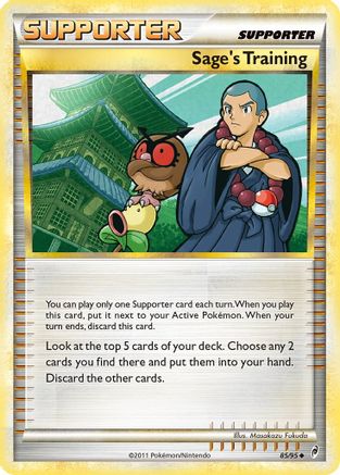 Sage's Training 085 - Reverse Holofoil Call of Legends - Uncommon