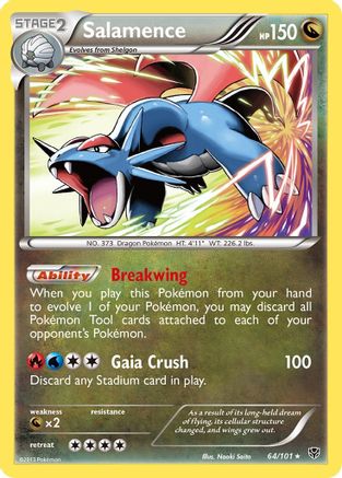 Salamence 064/101 - Holofoil Plasma Blast - Holo Rare